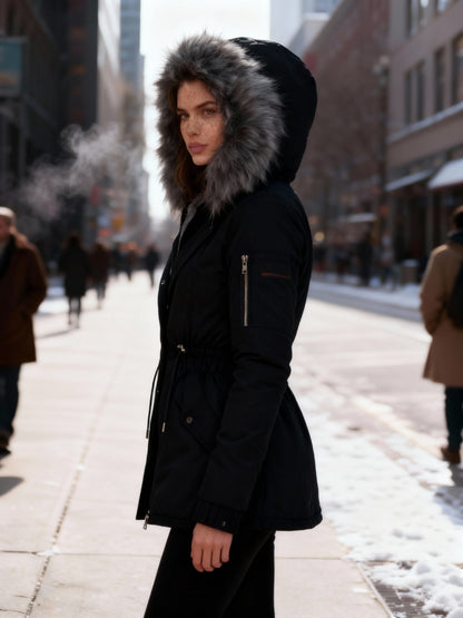 Abrigo De Invierno Con Corte Regular Para Mujer | Ideal Para Temporada Fría