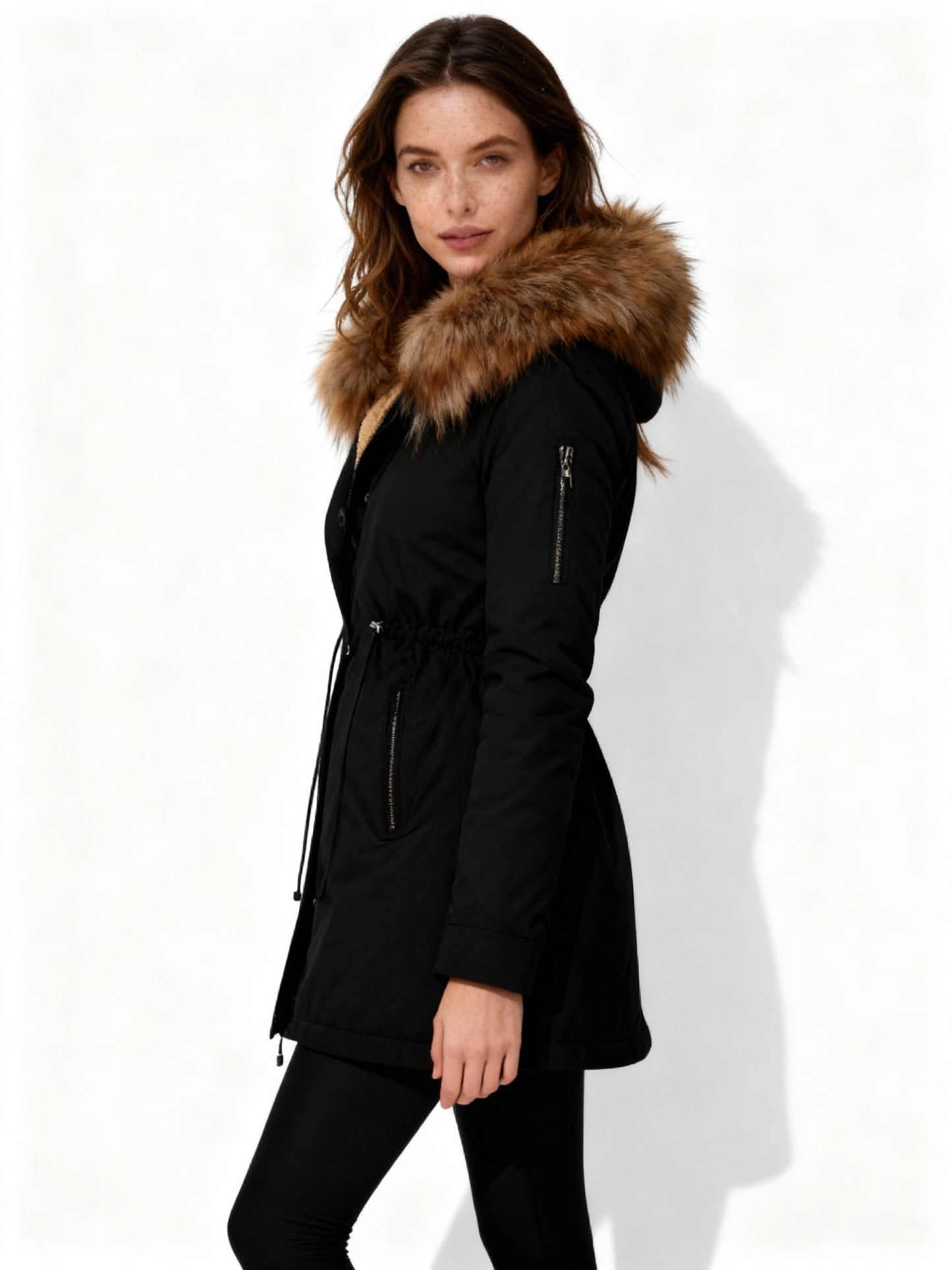 Abrigo De Invierno Con Diseño Recto Para Mujer | Ideal Para Temporada Fría