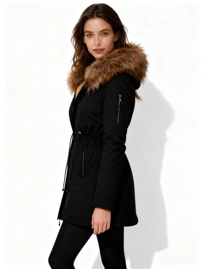 Abrigo De Invierno Con Diseño Recto Para Mujer | Ideal Para Temporada Fría