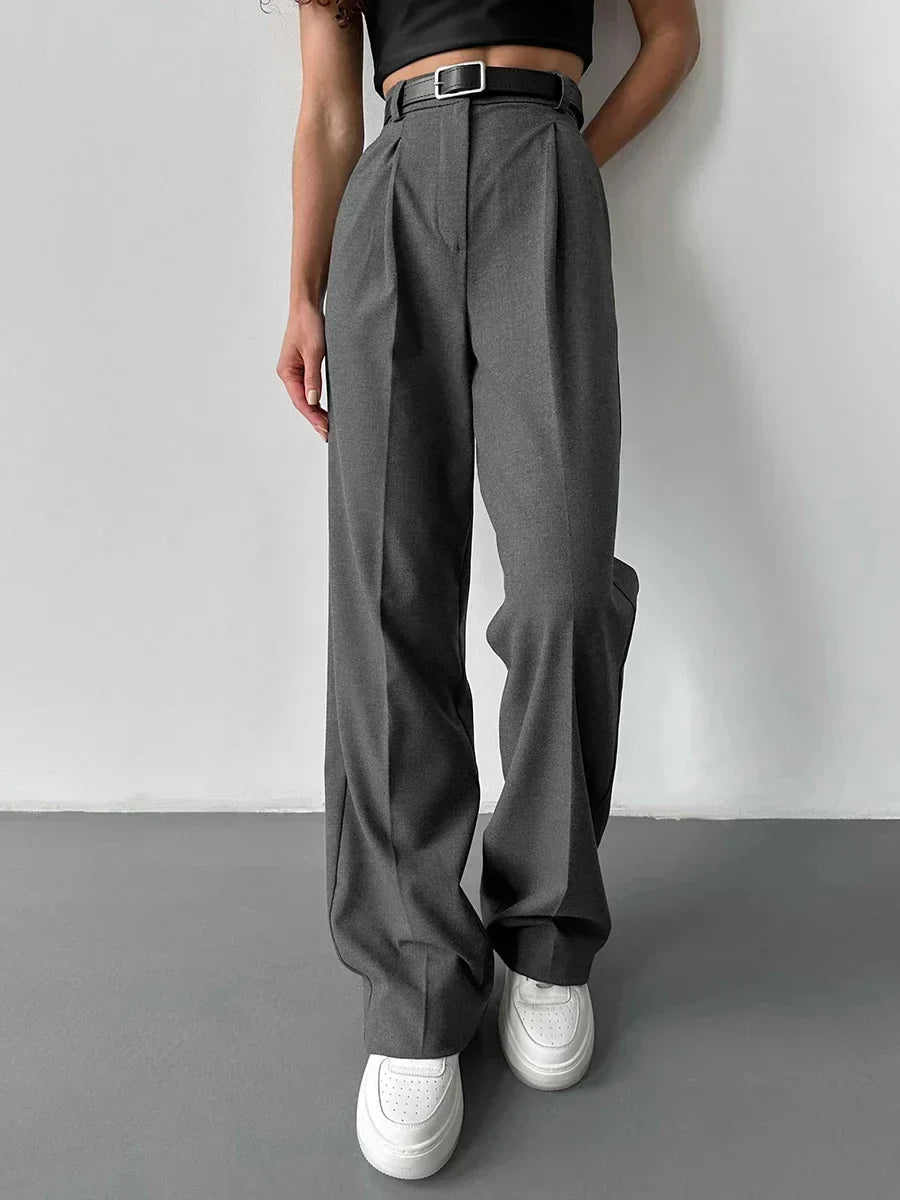 Pantalón De Corte Amplio Para Mujer | Ideal Para Uso Diario Y Profesional