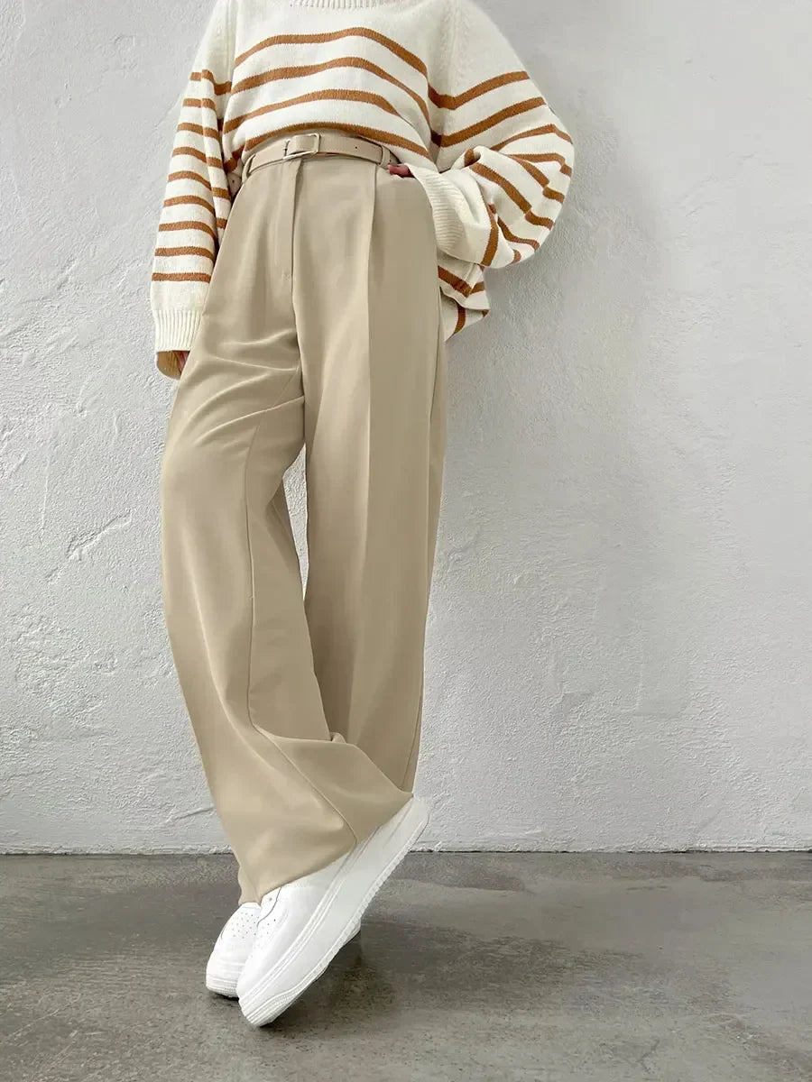 Pantalón Amplio Con Corte Suelto Para Mujer | Ideal Para Uso Diario