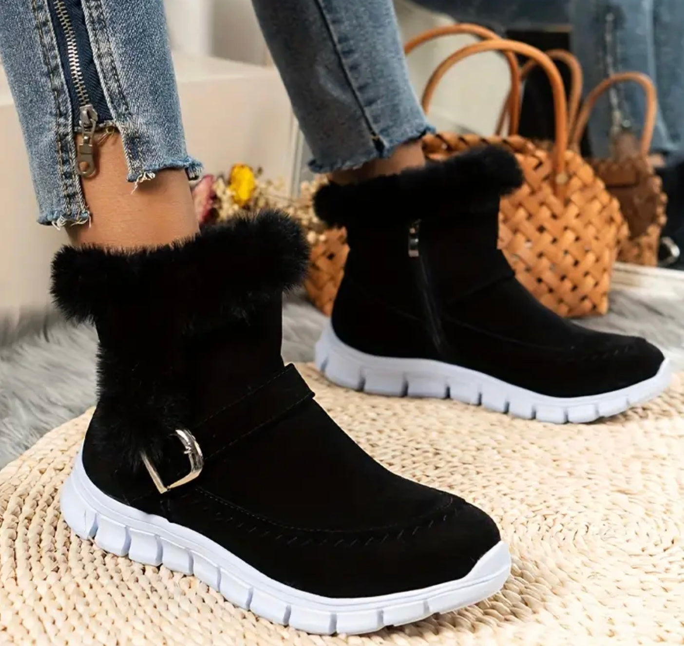 Botines con Forro Interior para Mujer | Ideal para Invierno