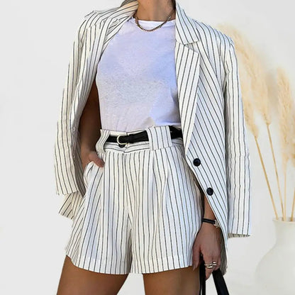 Conjunto De Blazer Y Short Coordinado Para Adultos | Ideal Para Usos Diarios Y Versátiles