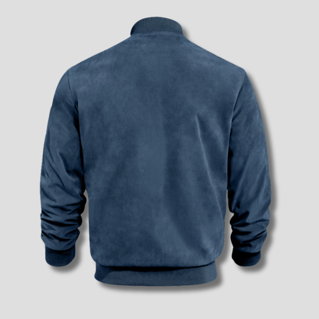 Chaqueta Bomber con Cierre de Cremallera para Adultos | Ideal para Períodos de Entretiempo