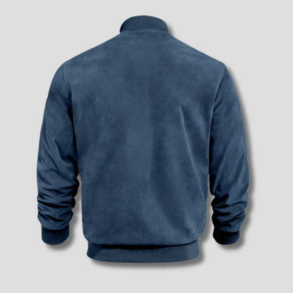 Chaqueta Bomber con Cierre de Cremallera para Adultos | Ideal para Períodos de Entretiempo