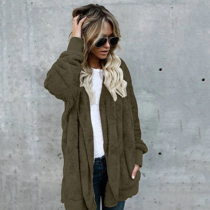 Chaqueta con Capucha y Forro Interior para Mujer | Ideal para Otoño e Invierno