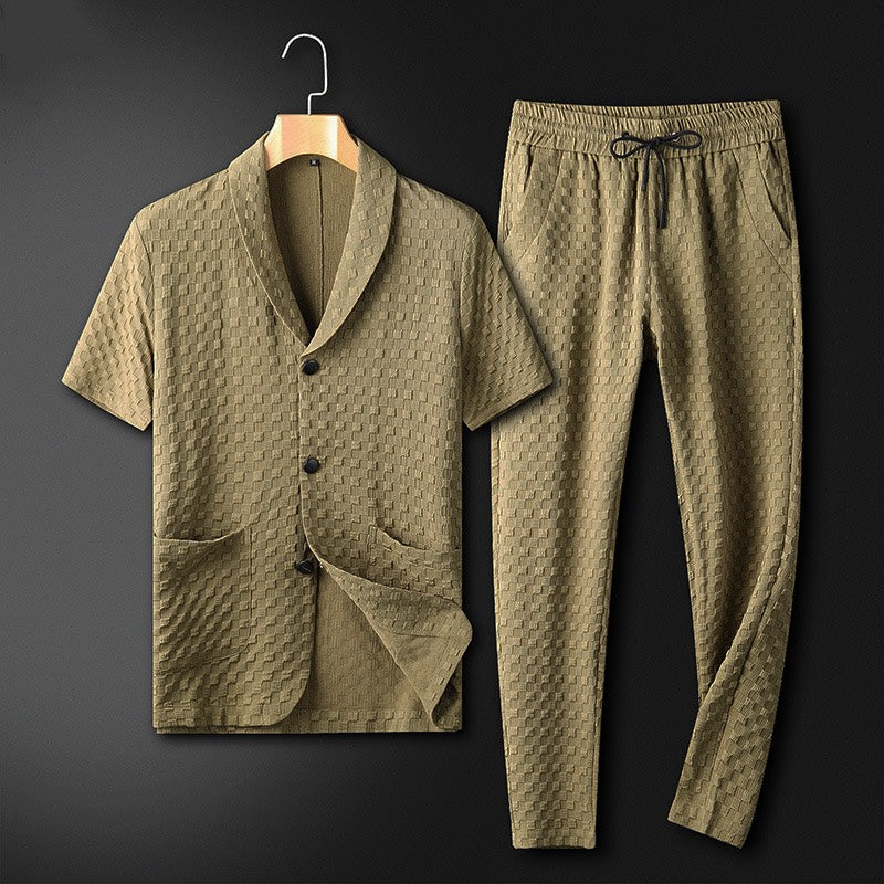 Conjunto De Ropa Dos Piezas Con Top Y Pantalón Para Hombre | Ideal Para Verano