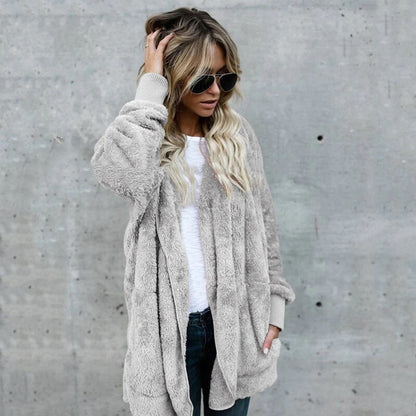 Chaqueta con Capucha y Forro Interior para Mujer | Ideal para Otoño e Invierno