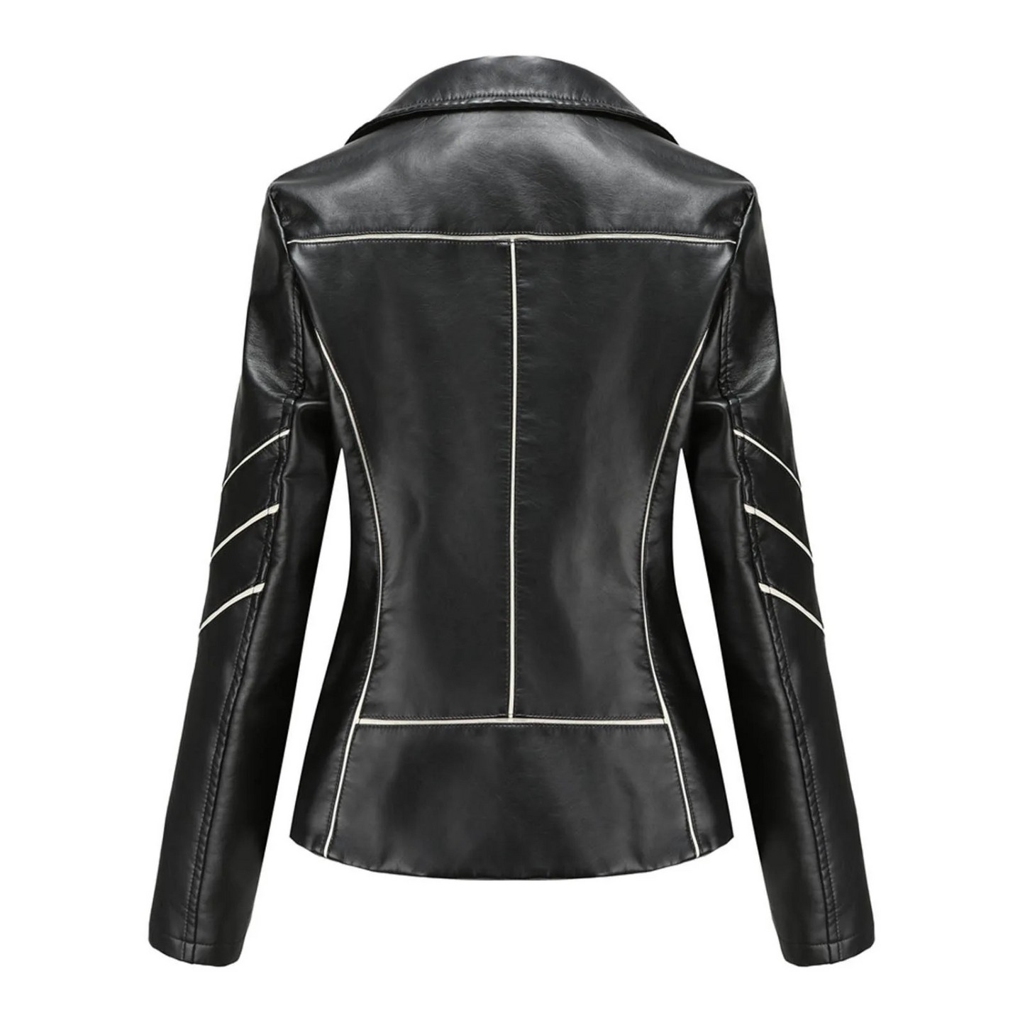 Chaqueta con Cuello Vuelto y Corte Estructurado para Mujer | Ideal para la Media Estación