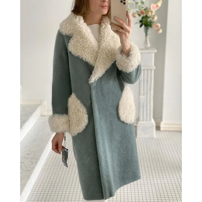 Abrigo Largo con Corte Recto para Mujer | Ideal para La Temporada Fría