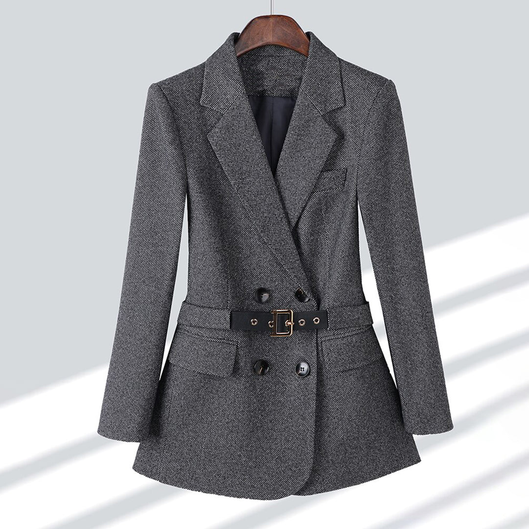 Blazer Ajustado Para Mujer con Mangas Largas y Cierre Frontal | Ideal Para Uso Diario y Profesional