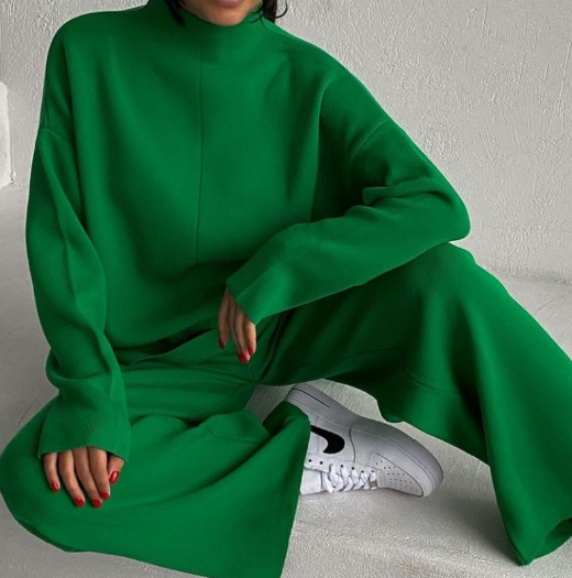 Conjunto de Dos Piezas con Corte Holgado para Mujeres | Ideal para Todas las Estaciones