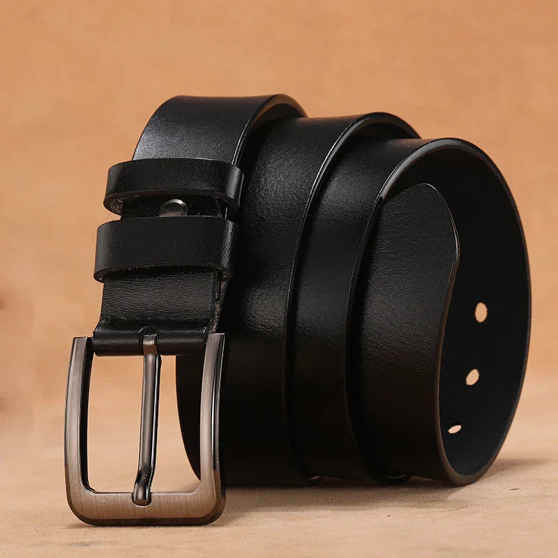Cinturón de Talla Grande con Hebilla Larga para Hombres | Ideal para Uso Diario y Formal