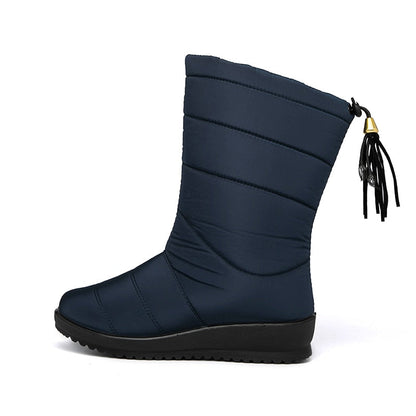Botas Altas con Forro Interior y Suela Perfilada para Mujer | Ideal para Temporada de Invierno