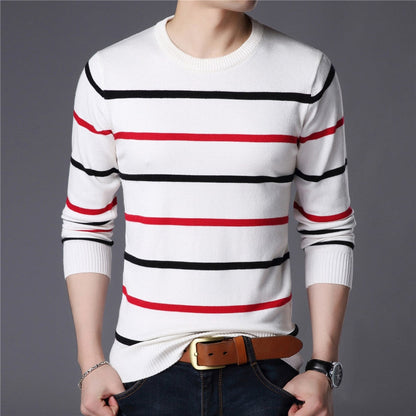 Jersey De Manga Larga Slim Para Hombre | Ideal Para Uso Diario Y Capas Intermedias