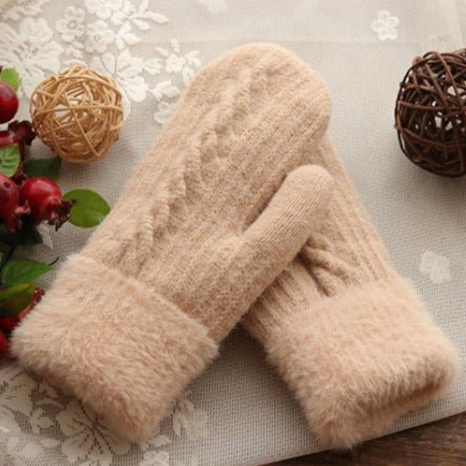 Manoplas Con Acabado Tejido Para Adultos | Ideales Para Invierno