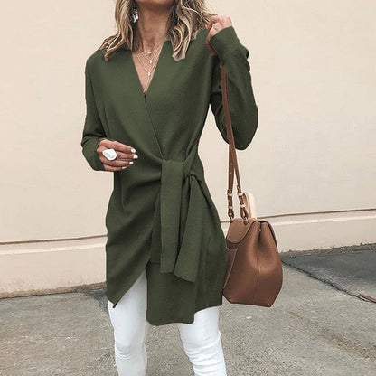 Jersey Con Cuello En V Alto Y Corte Holgado Para Mujer | Ideal Para Uso Diario Y Profesional