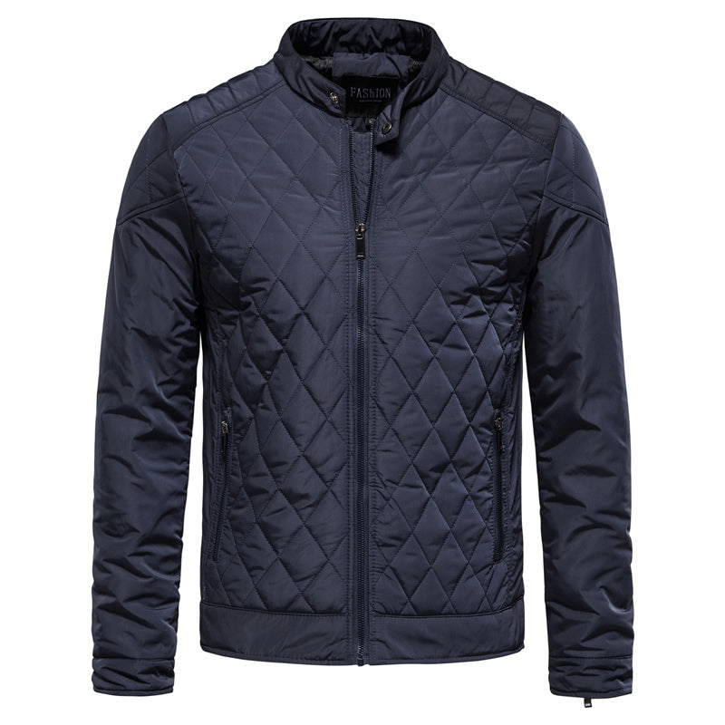Chaqueta Con Cuello Alto Y Cierre De Cremallera Para Hombre | Ideal Para Uso Diario