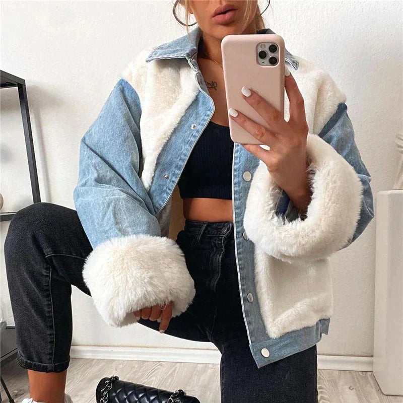 Chaqueta con Cierre Frontal y Corte Ajustado para Mujer | Ideal para Uso Diario