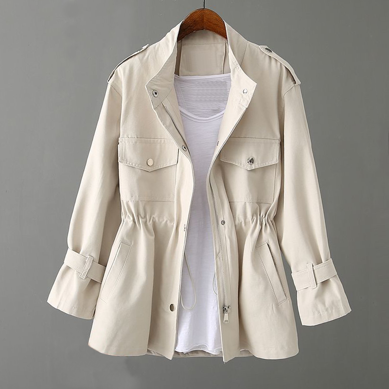 Trench Largo con Doble Botonadura y Cinturón Ajustable para Mujer | Ideal para Otoño y Eventos Formales