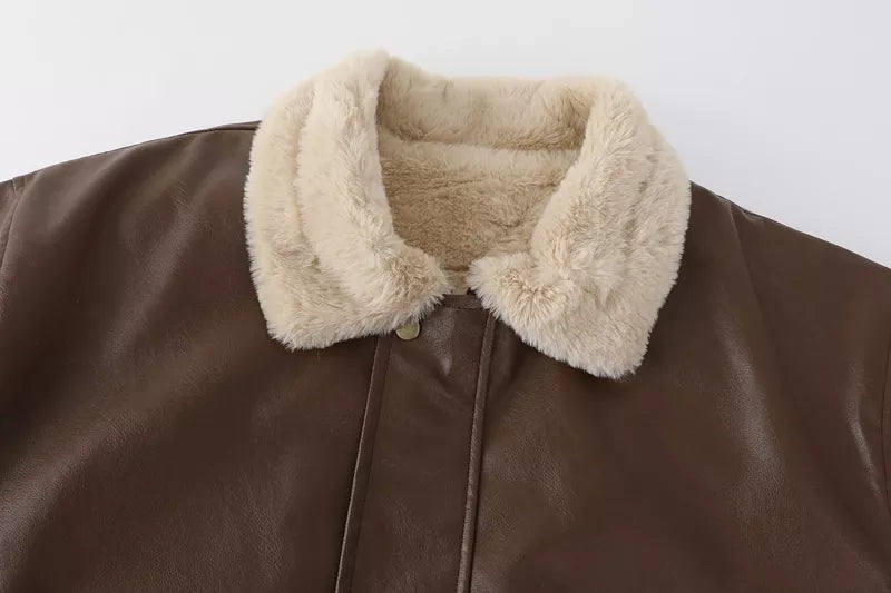 Abrigo De Invierno Con Ajuste Holgado Y Diseño Liso Para Mujer | Ideal Para Invierno