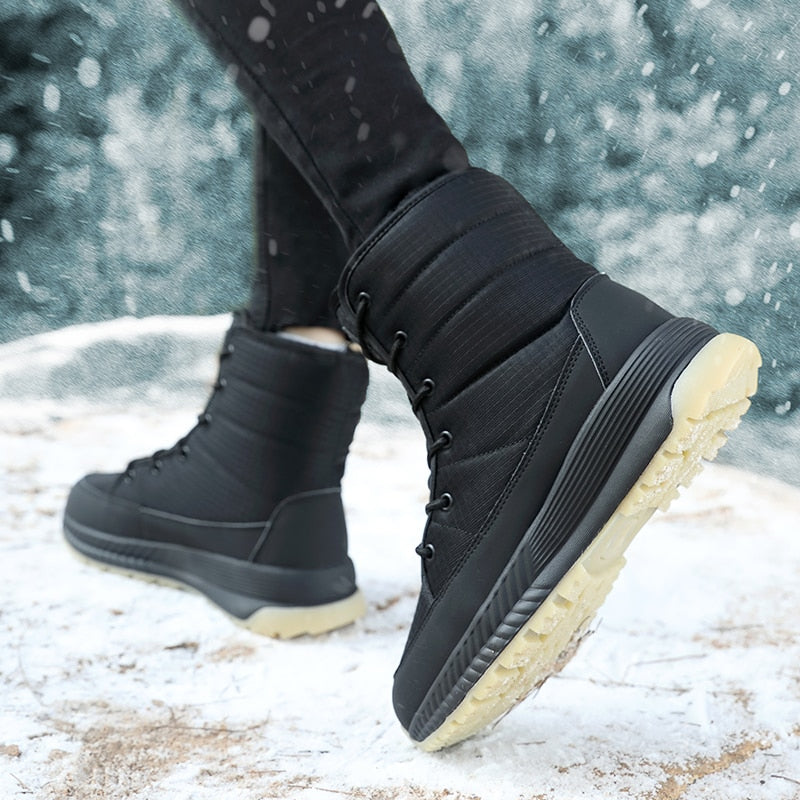 Botas De Invierno Con Caña Media Y Tacón Bajo Para Mujer | Ideal Para Uso Diario En Temporada Fría