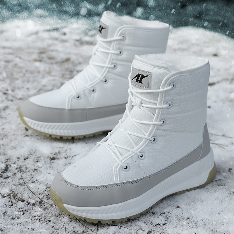 Botas De Invierno Con Caña Media Y Tacón Bajo Para Mujer | Ideal Para Uso Diario En Temporada Fría