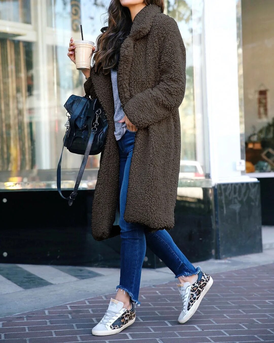 Abrigo Largo Con Diseño Recto Para Mujer | Ideal Para Invierno
