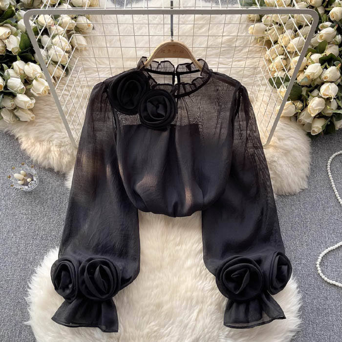 Blusa Con Corte Amplio Y Detalles Florales Para Mujer | Ideal Para Temporada Cálida
