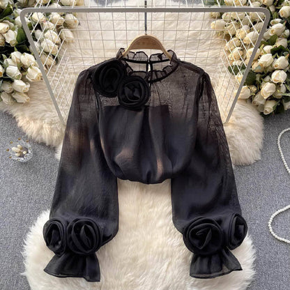 Blusa Con Corte Amplio Y Detalles Florales Para Mujer | Ideal Para Temporada Cálida