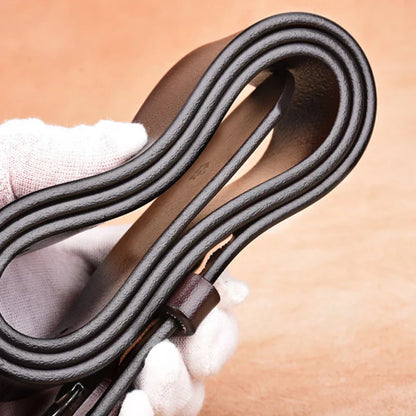 Cinturón de Talla Grande con Hebilla Larga para Hombres | Ideal para Uso Diario y Formal