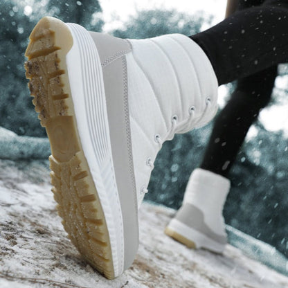 Botas De Invierno Con Caña Media Y Tacón Bajo Para Mujer | Ideal Para Uso Diario En Temporada Fría