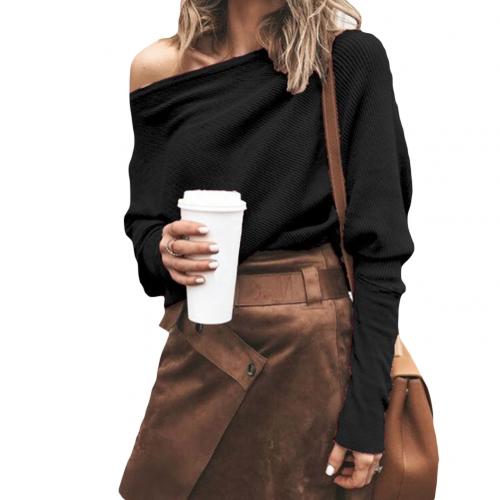Jersey de Punto con Hombros Descubiertos para Mujer | Ideal para Ocasiones Informales