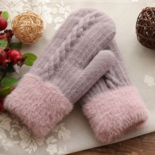 Manoplas Con Acabado Tejido Para Adultos | Ideales Para Invierno