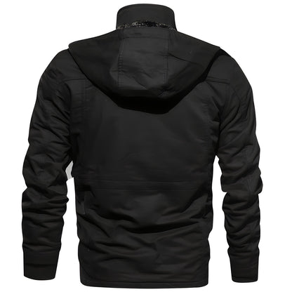 Chaqueta Táctica Con Múltiples Bolsillos Y Mangas Elásticas Para Hombre | Ideal Para Uso Diario Y Actividades Exteriores