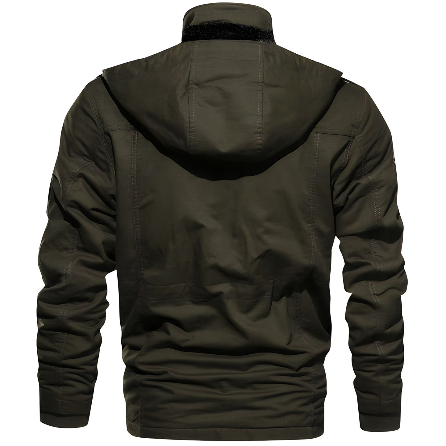 Chaqueta Táctica Con Múltiples Bolsillos Y Mangas Elásticas Para Hombre | Ideal Para Uso Diario Y Actividades Exteriores