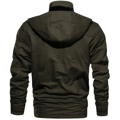 Chaqueta Táctica Con Múltiples Bolsillos Y Mangas Elásticas Para Hombre | Ideal Para Uso Diario Y Actividades Exteriores