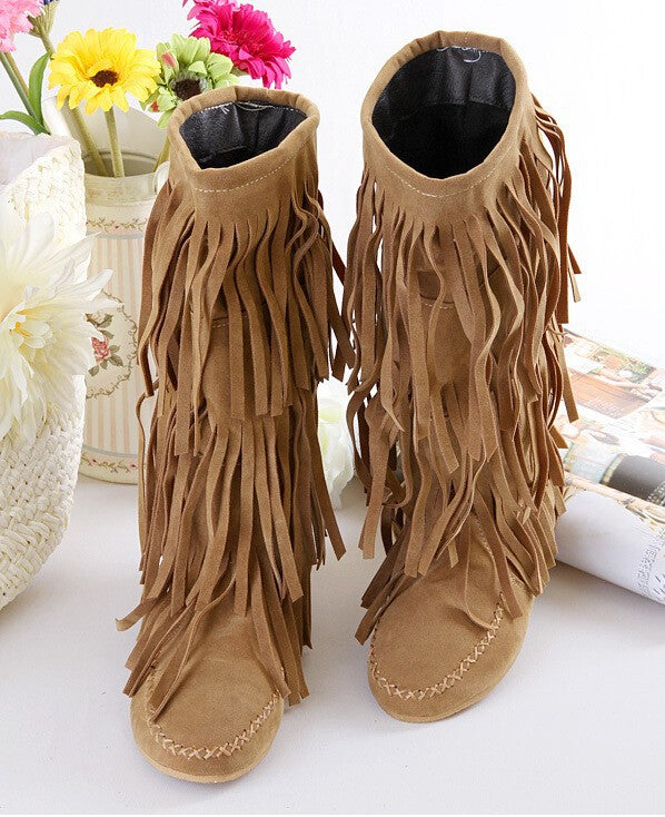 Botas De Invierno Con Tacón Bajo y Diseño De Triple Capa Para Mujer | Ideal Para Clima Frío