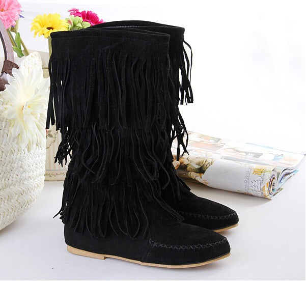 Botas De Invierno Con Tacón Bajo y Diseño De Triple Capa Para Mujer | Ideal Para Clima Frío