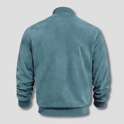 Chaqueta Bomber con Cierre de Cremallera para Adultos | Ideal para Períodos de Entretiempo
