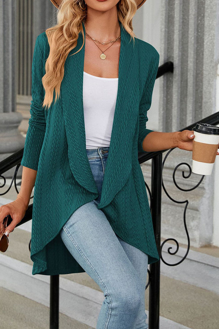 Cardigan De Corte Amplio Con Apertura Frontal Para Mujer | Ideal Para Uso Diario Y Trabajo