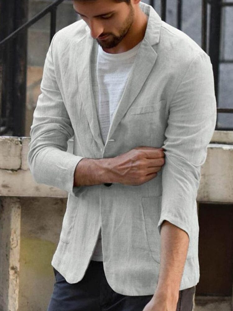 Chaqueta con Botón Único para Hombre | Ideal para Uso Formal y Diario