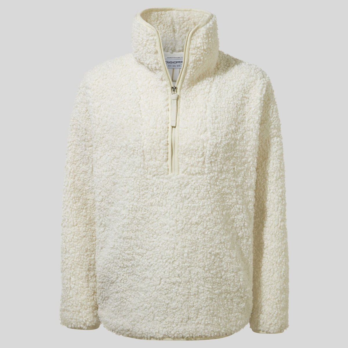 Chaqueta de Invierno con Media Cremallera y Cuello Alto para Mujer | Ideal para Uso Diario