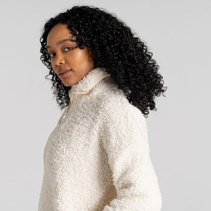 Chaqueta de Invierno con Media Cremallera y Cuello Alto para Mujer | Ideal para Uso Diario