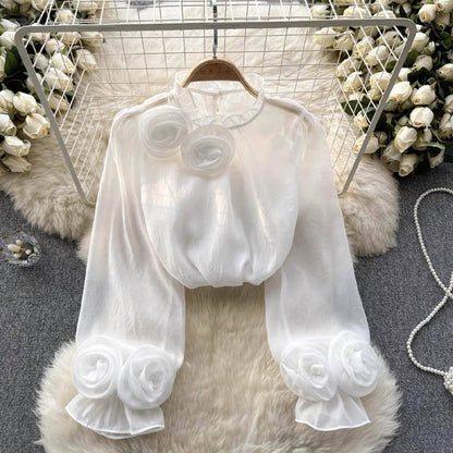 Blusa Con Corte Amplio Y Detalles Florales Para Mujer | Ideal Para Temporada Cálida