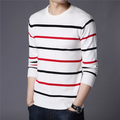 Jersey De Manga Larga Slim Para Hombre | Ideal Para Uso Diario Y Capas Intermedias