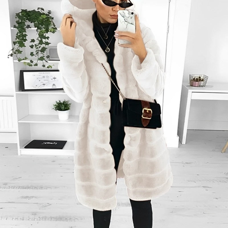 Abrigo Largo con Corte Entallado para Mujer | Ideal para Otoño e Invierno