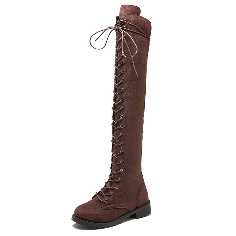Botas Altas con Plataforma para Mujer | Ideal para Otoño e Invierno