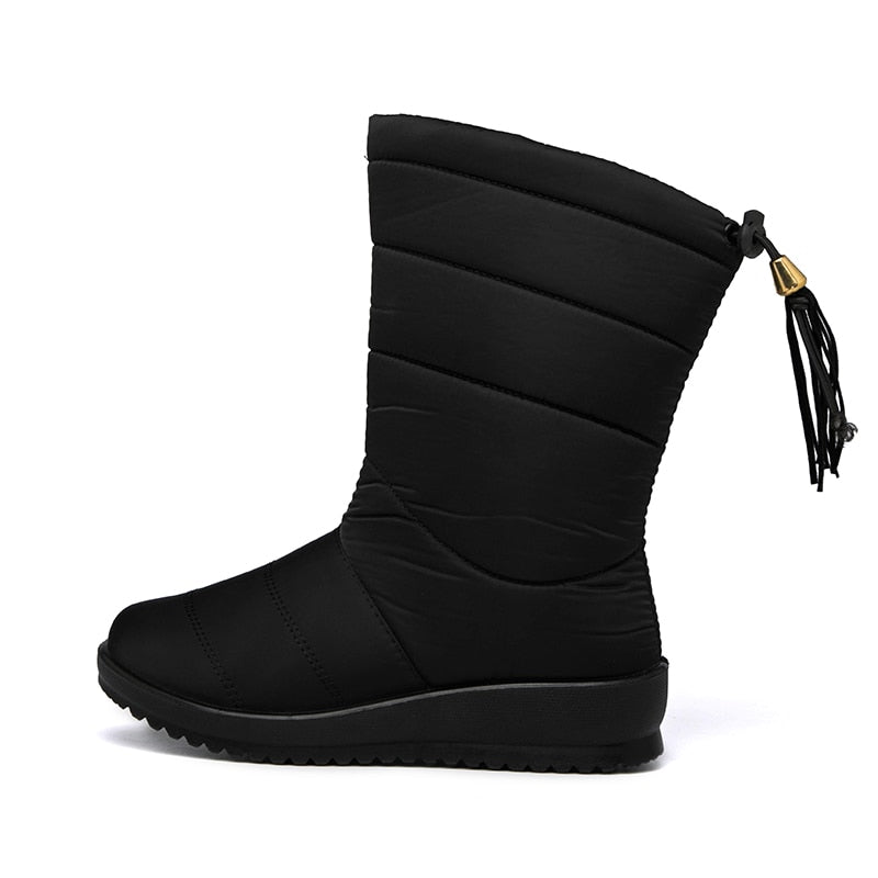 Botas Altas con Forro Interior y Suela Perfilada para Mujer | Ideal para Temporada de Invierno