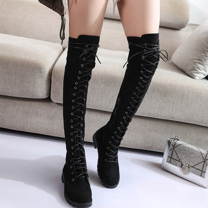 Botas Altas con Plataforma para Mujer | Ideal para Otoño e Invierno